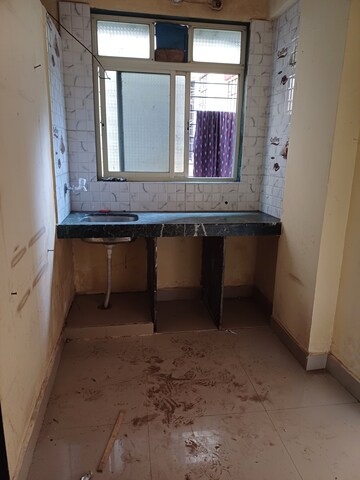 Kitchen in 1 RK Apartment at Gharonda Housing, Ghansoli – for Rent