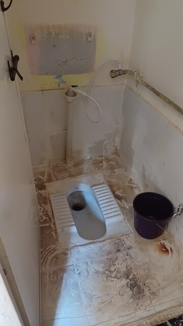 Bathroom in 1 RK Apartment at Gharonda Housing, Ghansoli – for Rent