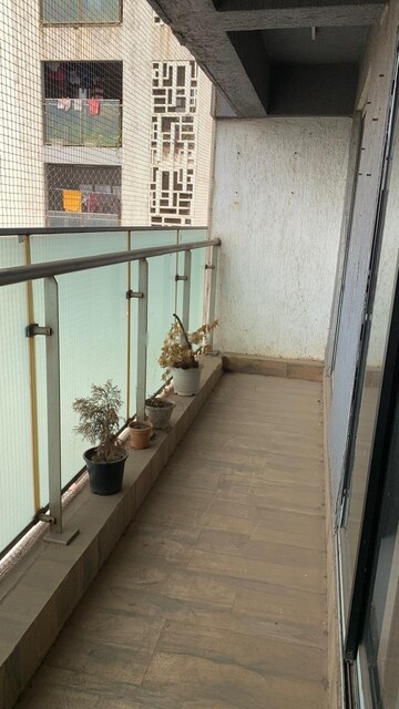 Balcony in 1 BHK Apartment at Gurukrupa Param, Vikhroli East – for Rent