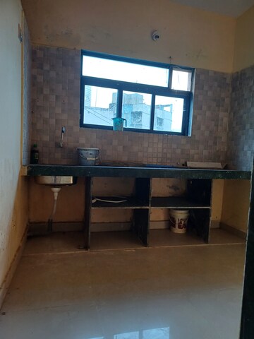 Kitchen in 1 RK Apartment at Gharonda Housing, Ghansoli – for Rent