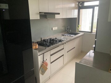 Kitchen in 2.5 BHK Apartment at Kanakia Rainforest, Andheri East – for Rent