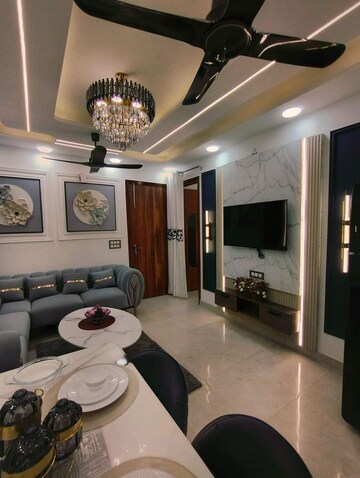 Living Room in 2 BHK Builder Floor at Uttam Nagar West – for Sale