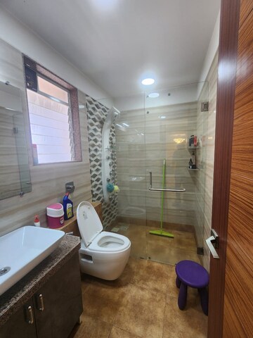 Bathroom in 2 BHK Apartment at Paradise Sai World City Phase 2, New Panvel – for Rent