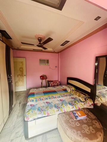 Bedroom in 1 BHK Apartment at Rachna Garden, Mulund West – for Rent