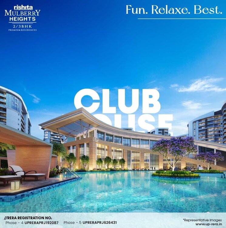 Exterior View, rishita-mulberry-heights 3 Bedroom 2250 Sq.Ft. Apartment In Sushant Golf City Lucknow 8144654