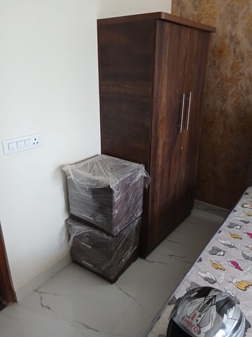 Bedroom in 1 RK Apartment at Akshat Spring Banipark, Bani Park – for Rent