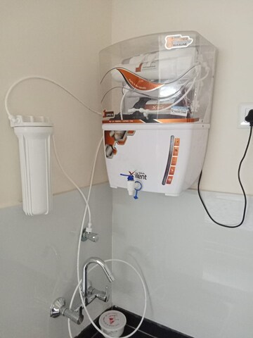 Bathroom in 1 RK Apartment at Akshat Spring Banipark, Bani Park – for Rent
