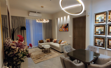 Living Room in 3 BHK Builder Floor at M3M Antalya Hills, Sector 79 – for Sale