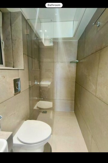 Bathroom in 3 BHK Apartment at Goregaon West View CHS, Goregaon West – for Rent