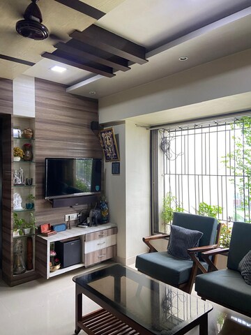 Living Room in 2 BHK Apartment at Runwal Garden City, Balkum Pada – for Sale