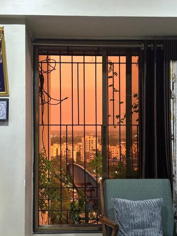 Balcony in 2 BHK Apartment at Runwal Garden City, Balkum Pada – for Sale