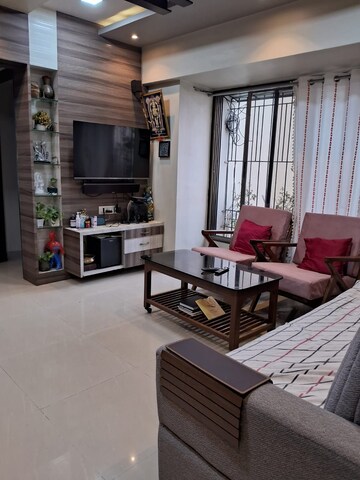 Living Room in 2 BHK Apartment at Runwal Garden City, Balkum Pada – for Sale