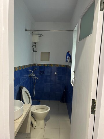 Bathroom in 2 BHK Apartment at Kalpana CHS, Khar West – for Rent