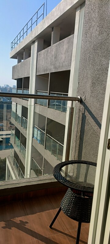 Balcony in Studio Apartment at Bramhacorp Smart, Wadgaon Sheri – for Rent