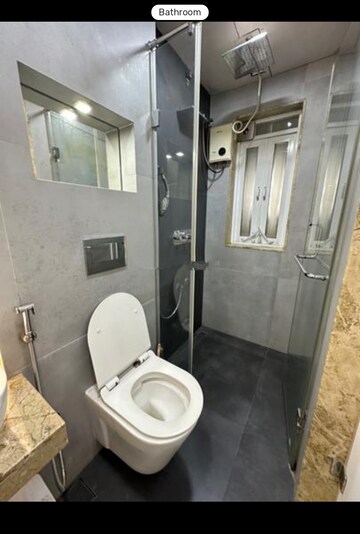 Bathroom in 3 BHK Apartment at Lokhandwala Complex, Andheri West – for Rent