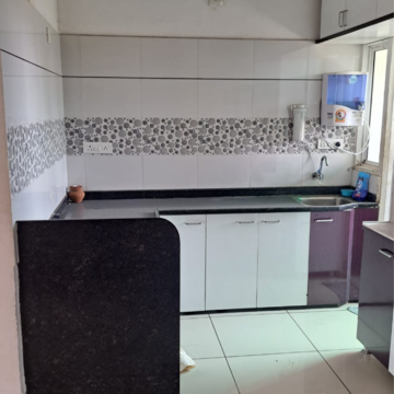 Kitchen in 3 BHK Apartment at Kamaxi Heights, VadodarA-Halol Highway – for Rent
