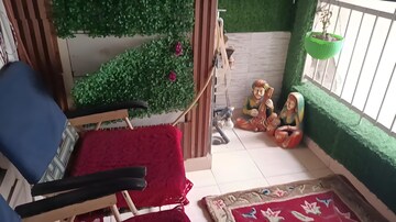 Balcony in 3 BHK Apartment at Supertech Ecovillage I, Sector 1 Greater Noida – for Rent