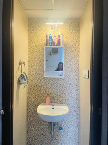 Bathroom in 1 BHK Apartment at Lodha Palava City, Dombivli East – for Rent