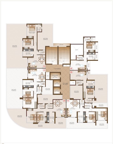 Floor Plan in 1 BHK Apartment at Giriraj Sapphire, Sector 35e Kharghar – for Sale