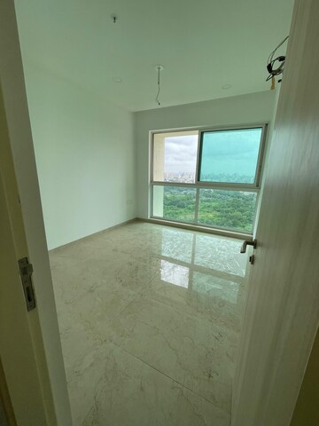 Living Room in 1 BHK Apartment at Aurum Q Residences, Ghansoli – for Rent
