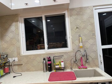 Bathroom in 3 BHK Apartment at Aparna Sarovar Zenith, Nallagandla – for Rent
