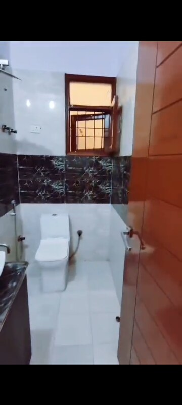 Bathroom in 3 BHK Builder Floor at Pratap Vihar – for Rent