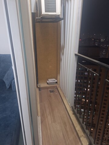 Balcony in 2 BHK Apartment at Rustomjee Azziano Wing I, Majiwada – for Rent
