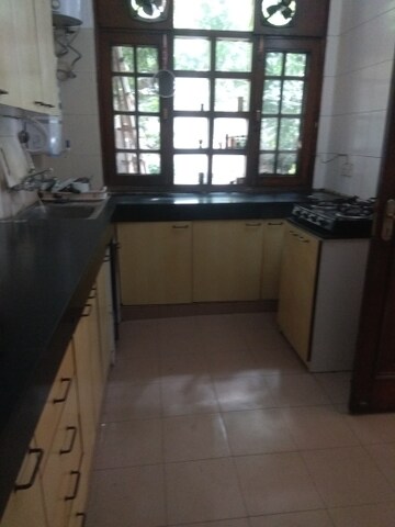 Kitchen in 4 BHK Builder Floor at New Friends Colony – for Rent