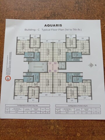 Master Plan in 1 BHK Apartment at Metropolis Aquaris Phase 1, Kasarvadavali – for Sale