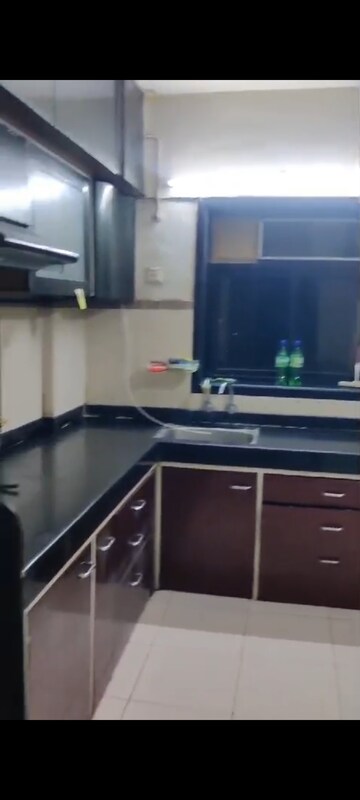 Kitchen in 1 BHK Apartment at Ram Pushpanjali Residency, Owale – for Rent