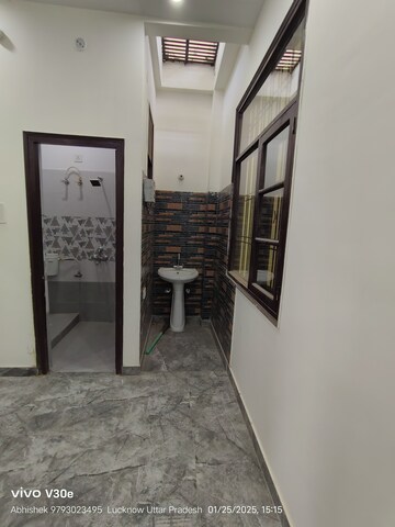 Staircase in 2 BHK Independent House at Jankipuram Extension – for Sale
