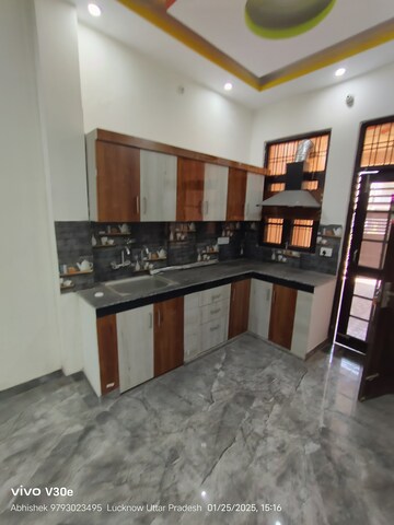 Kitchen in 2 BHK Independent House at Jankipuram Extension – for Sale