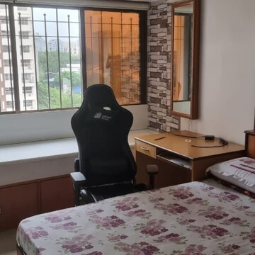 Bedroom in 2 BHK Apartment at Nexus Hyde Park Residency, Manpada – for Rent