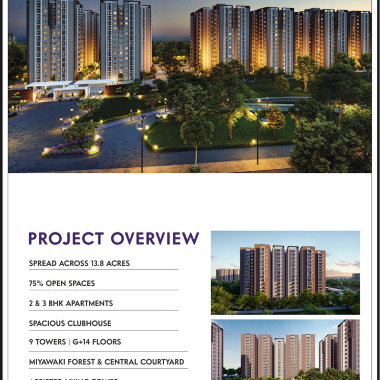 Exterior View, ramky-one-symphony 2 Bedroom 1065 Sq.Ft. Apartment In Muthangi Hyderabad 8145989