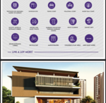 2 BHK 1065 Sq.Ft. Apartment in Ramky One Symphony