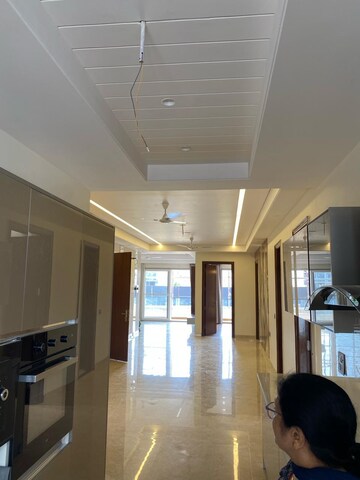 Living Room in 4 BHK Builder Floor at Ansal Esencia-Mulberry Homes, Sector 67 – for Rent