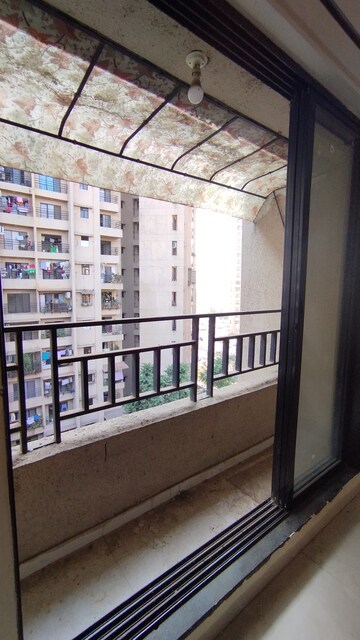 Balcony in 1 BHK Apartment at Raunak City Phase 3, Kalyan West – for Rent