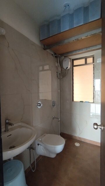 Bathroom in 2 BHK Apartment at Raunak City Sector 4, Kalyan West – for Rent
