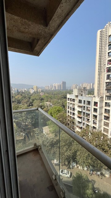Balcony in 2 BHK Apartment at Shree Ganesha Veera Residency, Ghodbunder Road – for Rent