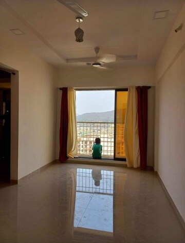 Living Room in 1 BHK Apartment at Akash Arpan Residency, Nalasopara West – for Sale
