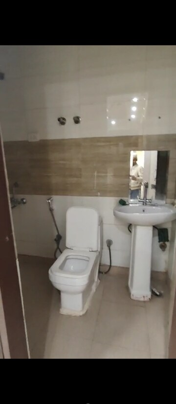 Bathroom in 2 BHK Builder Floor at Mehrauli – for Rent