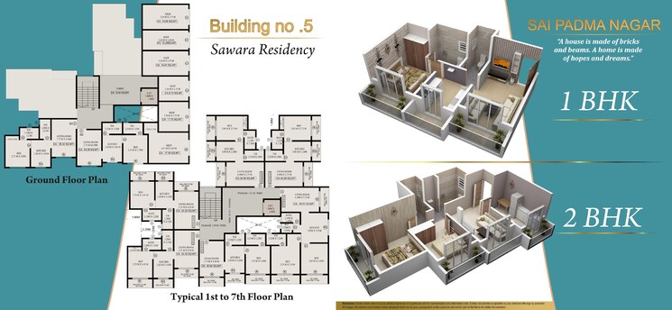 Floor Plan, shree-palghar-one 1 Bedroom 687 Sq.Ft. Builder Floor In Palghar Palghar 8146404