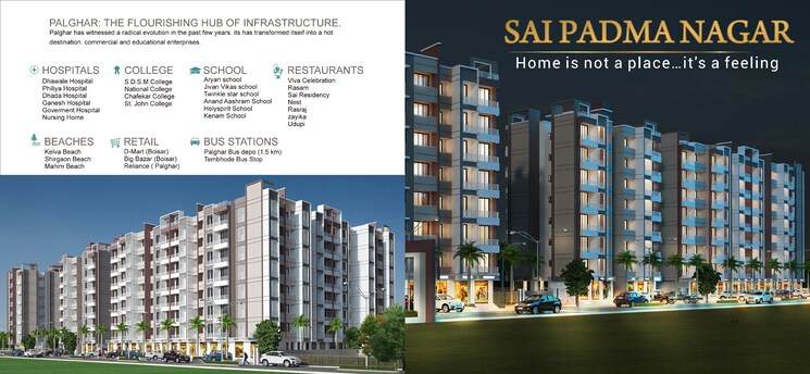 Exterior View, shree-palghar-one 1 Bedroom 687 Sq.Ft. Builder Floor In Palghar Palghar 8146404