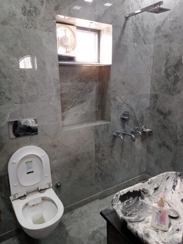 Bathroom in 2 BHK Builder Floor at Paschim Vihar – for Rent