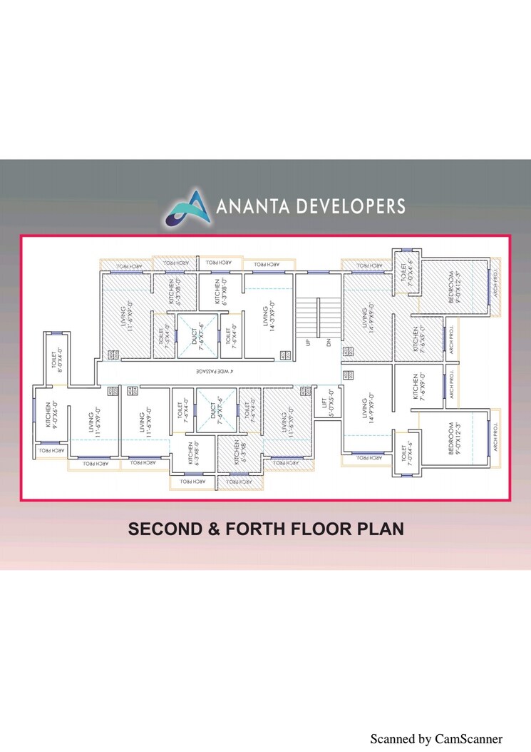 Floor Plan, keshav-srushti 1 Bedroom 650 Sq.Ft. Builder Floor In Palghar Palghar 8146517