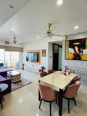 Living Room in 3 BHK Apartment at Omkar Alta Monte, Malad East – for Sale