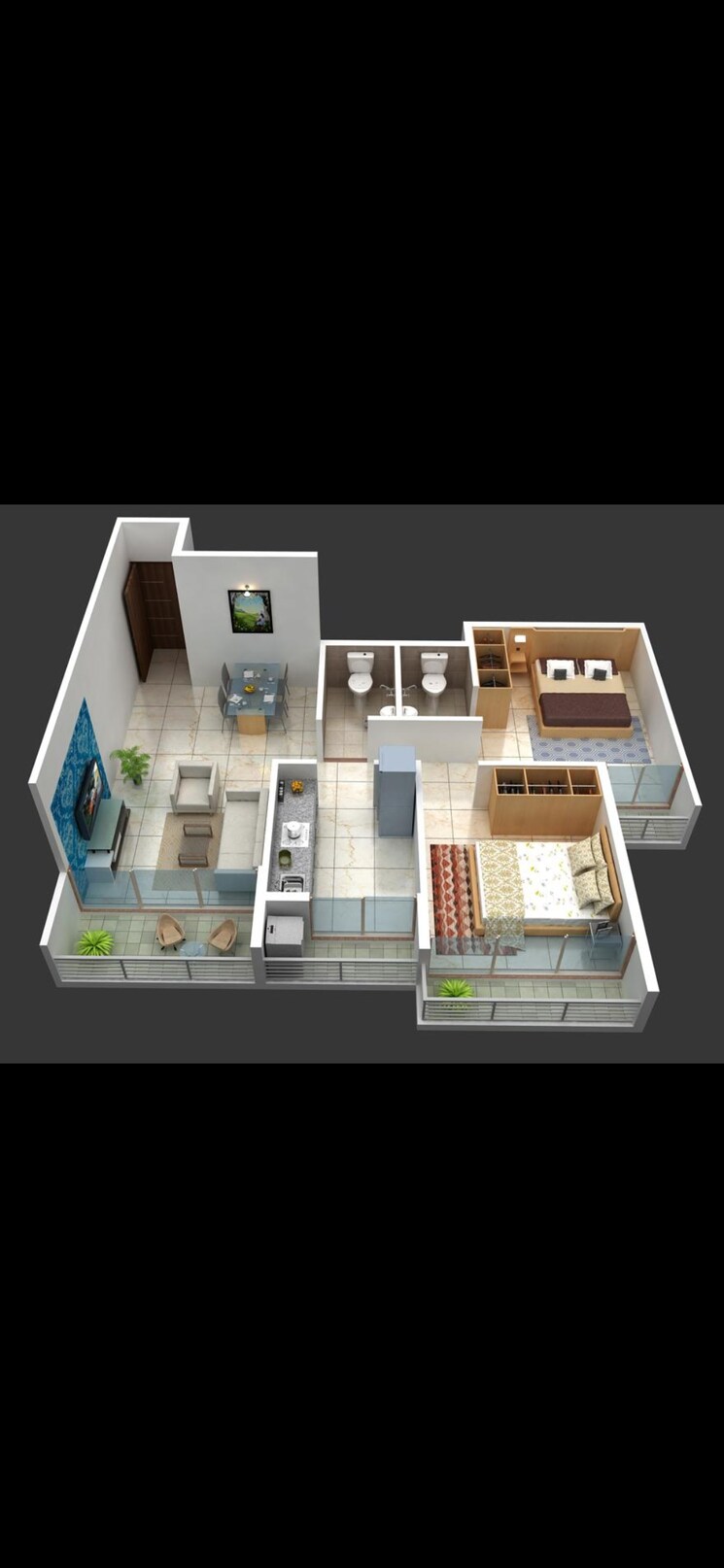 Other, dapoli 2 Bedroom 612 Sq.Ft. Apartment In Dapoli Navi Mumbai 8146537