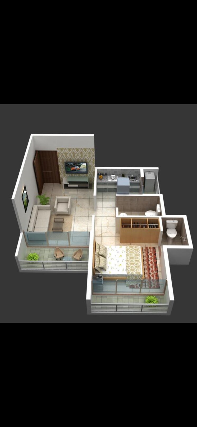 Other, dapoli 2 Bedroom 612 Sq.Ft. Apartment In Dapoli Navi Mumbai 8146537