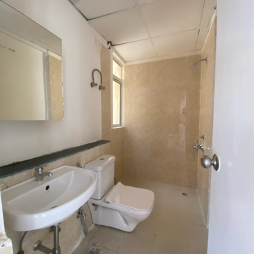 Bathroom in 2 BHK Apartment at Jaypee Greens Kosmos, Sector 134 – for Rent