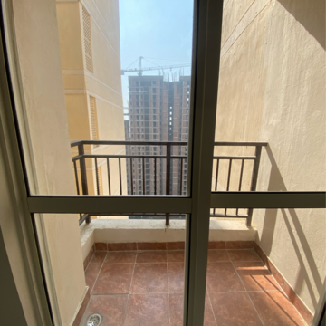 Balcony in 2 BHK Apartment at Jaypee Greens Kosmos, Sector 134 – for Rent